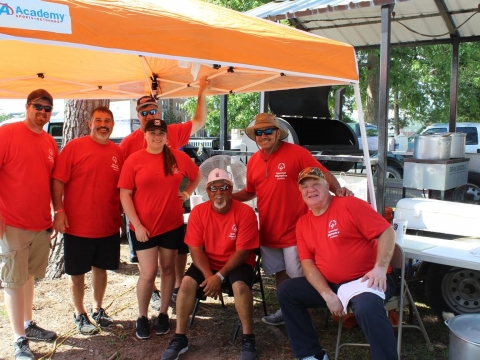 Durr employees at a Special Olympics event