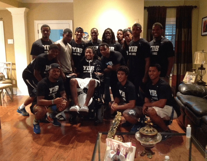 Devon Walker and members of Devon's Group