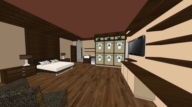 A computer rendering of Devon's Den