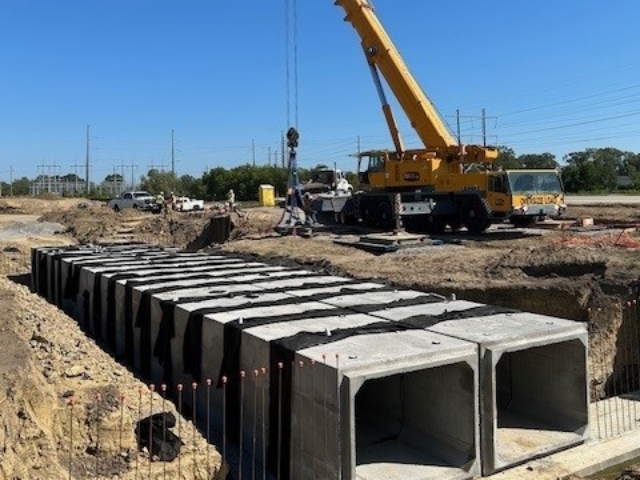 Culvert with Crane