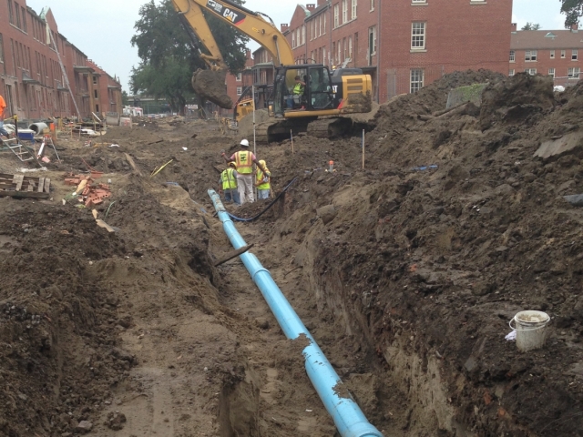 utilities lines running through iberville