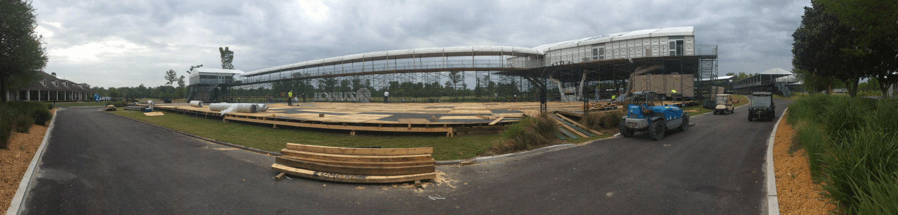 Construction at TPC Louisiana
