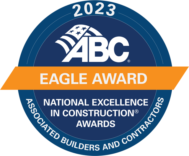 2023 Associated Builders and Contractors (ABC) Excellence in Construction Eagle Award